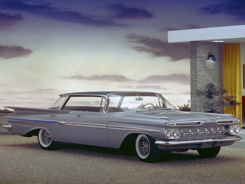 Chevrolet Impala (1739, 1839) 2 поколение, седан (10.1958 - 09.1959)